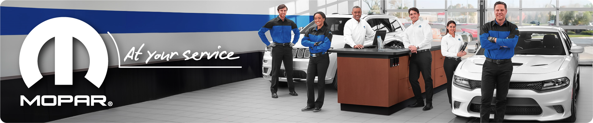 Mopar at your service banner.