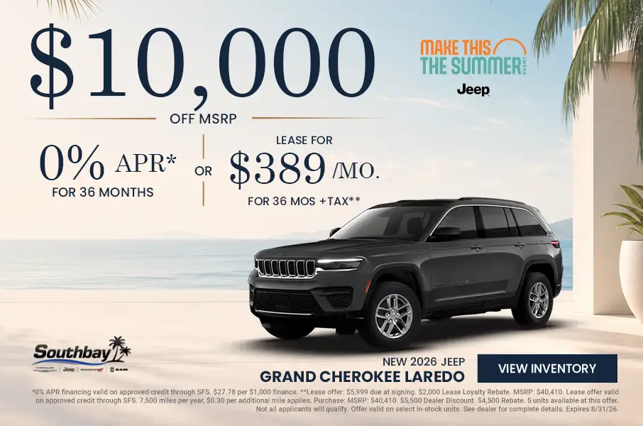 New 2026 Jeep Grand Cherokee Laredo
